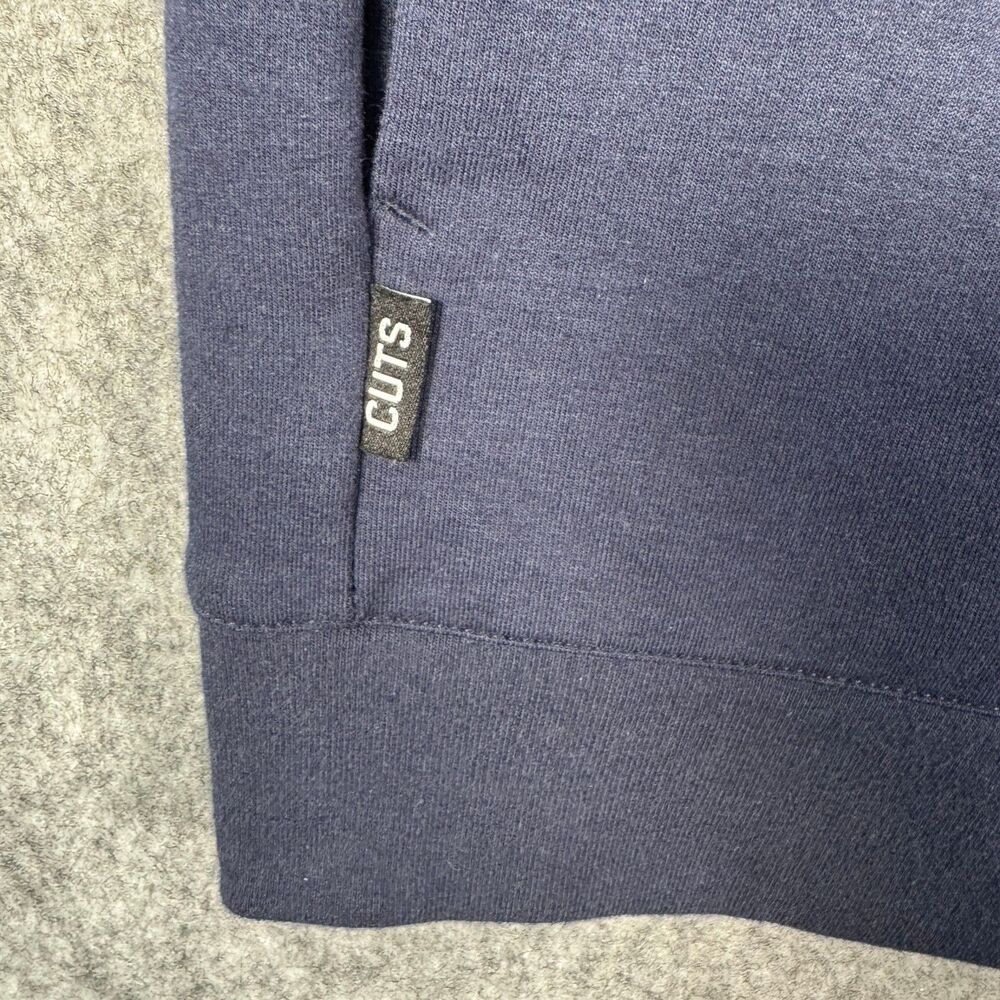 Cuts Bomber Jacket Mens Size XL Blue The Friday Projects Midweight Office Casual - Picture 10 of 12